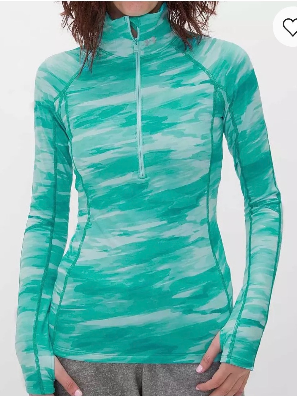Under Armour Cold gear Aqua Cozy Pullover Fitted Jacket L Athletic Activewear